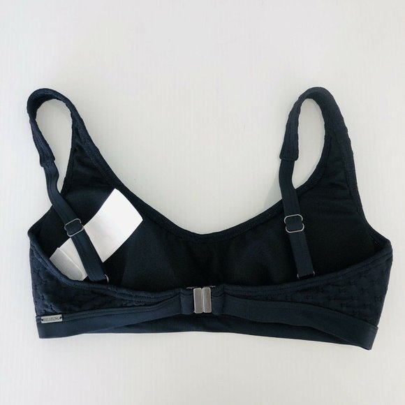 Billabong BNWT Lovelock D/DD Bralette Bikini Swimsuit Top Black Size 16 RRP $60 - Picture 3 of 9
